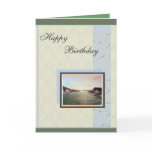 Newport Seascape Ocean Birthday Greeting Card