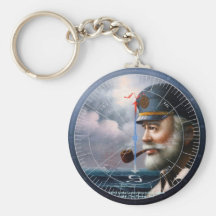NEWS & Map Captain/Decor or Sea Captain Keychain