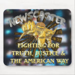 Newscaster Superhero Mousemats