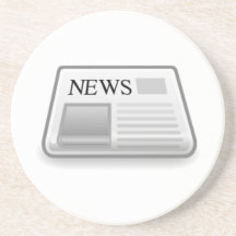Newspaper Beverage Coaster