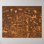 Newspaper Rock is a petroglyph panel etched in Posters