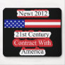 Newt 2012 - 21st Century Contract With America Mouse Pads