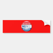 NEWT CAMPAIGN BUTTON BUMPER STICKERS