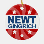 NEWT Gingrich 2012 Christmas Ornament