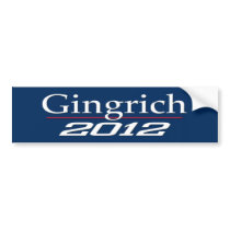 Newt Gingrich 2012 (v100) bumper stickers