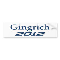 Newt Gingrich 2012 (v100) bumper stickers