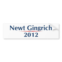 Newt Gingrich 2012 (v101) bumper stickers