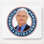 Newt Gingrich Conservative for President Mousepads