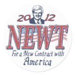 Newt Gingrich for President 2012 Gear stickers