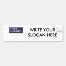 Newt Gingrich for President (2) Bumper Stickers