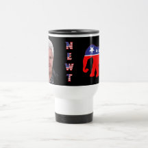 Newt Gingrich & Modernised GOP Elephant Mug