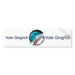 Newt Gingrich - the sky's the limit Bumper Stickers