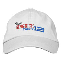 Newt Gingrich Twenty Twelve 2012 Baseball Cap