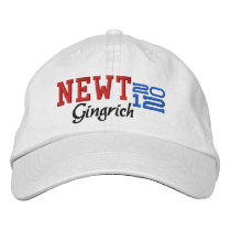Newt Gingrich Twenty Twelve 2012 Embroidered Baseball Cap