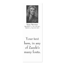 Newton Bookmark (Business Card)