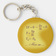 Newton Laws of Motion Keychain