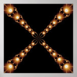 Newton's Golden X Poster