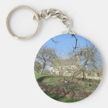 Newton's Tree at Woolthorpe Manor Key Chain
