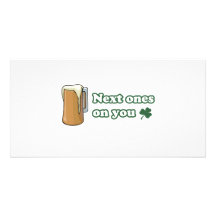 Next Ones on You St Patricks Day Photo Card Template