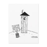 Next Outhouse 22 Miles            Outhouse Cartoon Post Cards