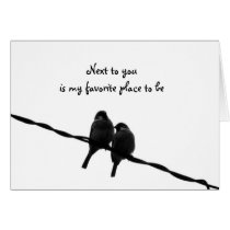Next To You-My Favourite Place Valentine's Day cards