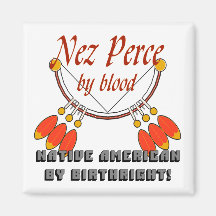 Nez Perce Refrigerator Magnet