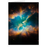 NGC 2818 Planetary nebula glowing Card