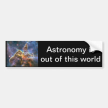 NGC-3372 "Mystic Mountain" Bumper Sticker