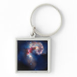 NGC 4038-4039 Candy star cluster Keychain
