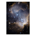 NGC 602 bright stars in the Milky Way Greeting Card