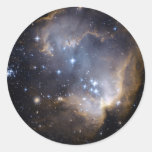 NGC 602 bright stars Round Stickers