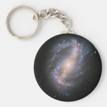 NGC-6217 Barred Spiral Galaxy Key Chains