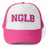 NGLB LOGO Raspberry, No Girl Left Behind hats