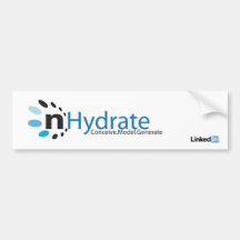 nHydrate Bumper Sticker