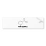 Niacin (Vitamin B3) Chemical Molecule Bumper Stickers