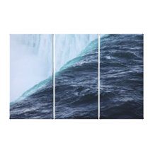 Niagara Fall closeup Wrapped Canvas Canvas Prints