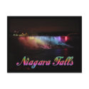 Niagara Falls Lights at Night postcards