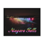 Niagara Falls Lights at Night postcards