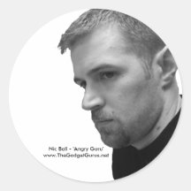 Nic Ball - 'Angry Guru' - Sticker