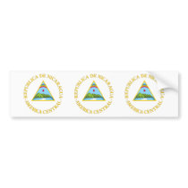 Nicaragua Coat of Arms Bumper Sticker