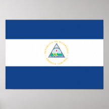 Nicaragua Flag Posters