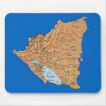 Nicaragua Map Mousepad