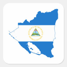 NICARAGUA MAP STICKER