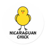 Nicaraguan Chick Stickers