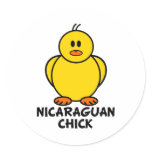 Nicaraguan Chick Sticker
