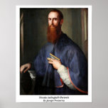 Niccolo Ardinghelli-Portrait By Jacopo Pontormo Print