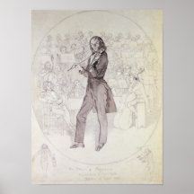 Niccolo Paganini , violinist Posters
