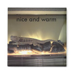 nice and warm fridge magnet
