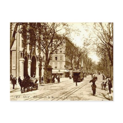Nice, Avenue de la Victoire Postcard by gregoryolney2