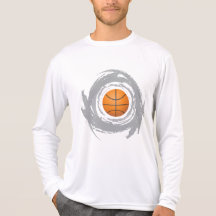 Nice Basketball Circular Grunge T-shirt